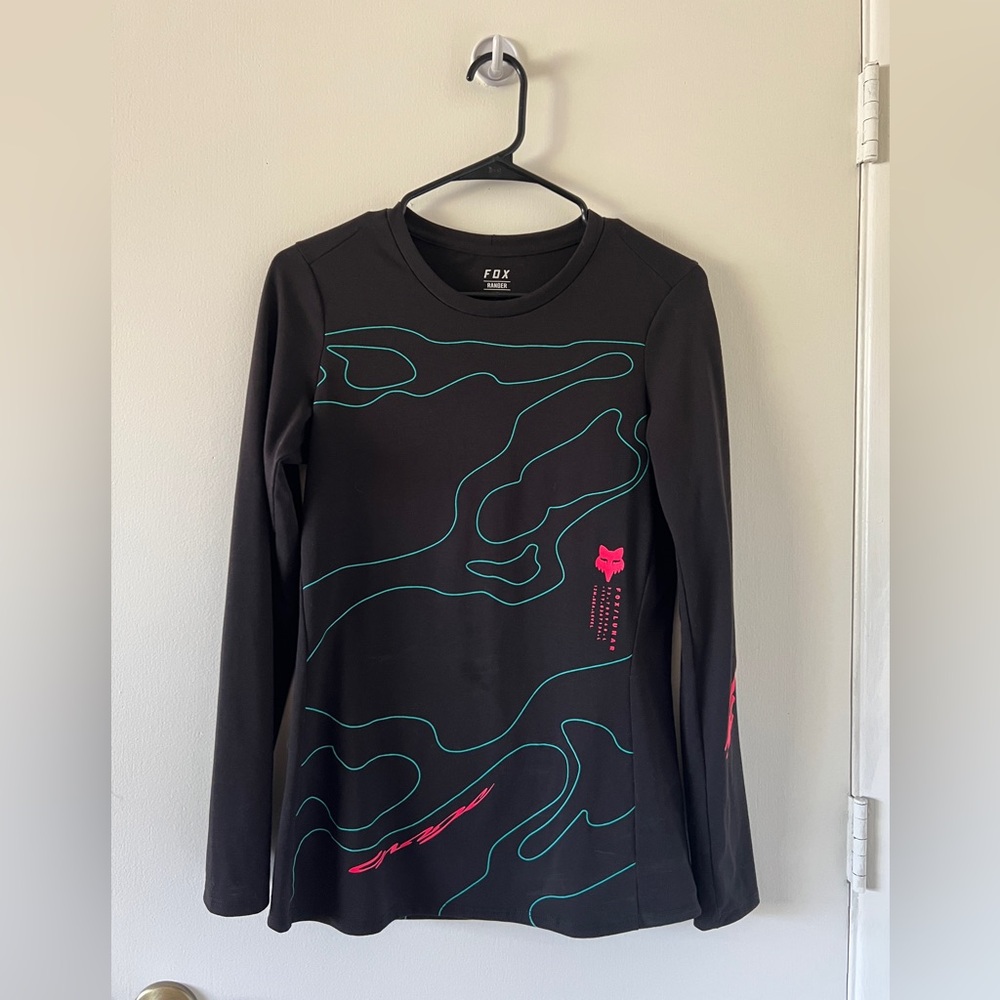 Fox Ranger Black Mountain Biking Racing Jersey